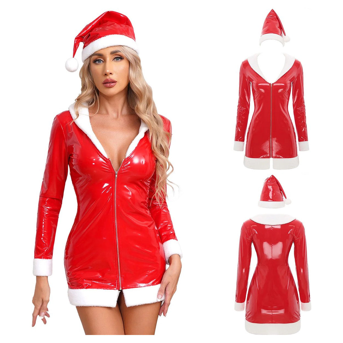 Latex Kerstvrouw Rollenspel