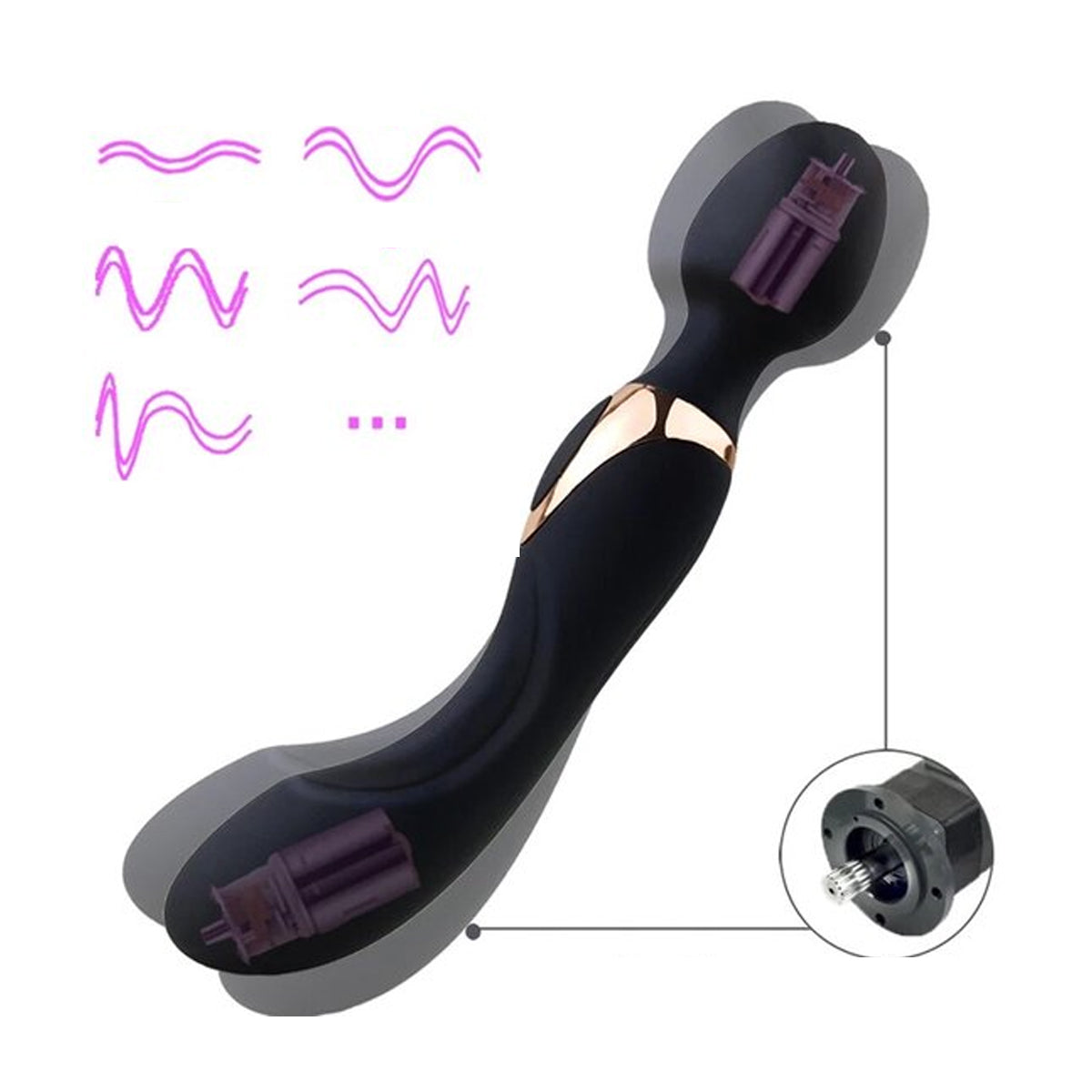 Dual G-spot en Clitoris Vibrator