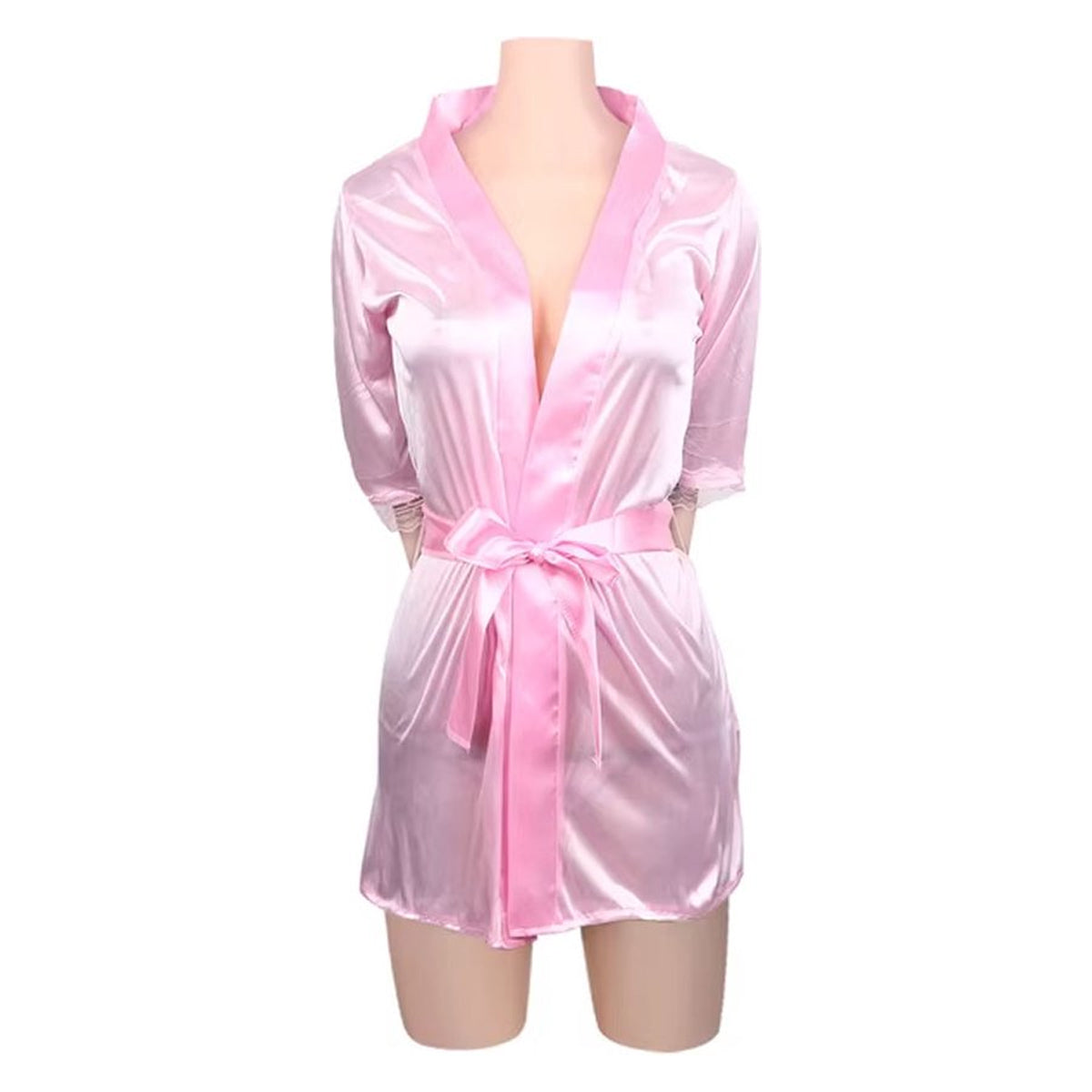 Set van 3 Satijnen Dames Kimono's