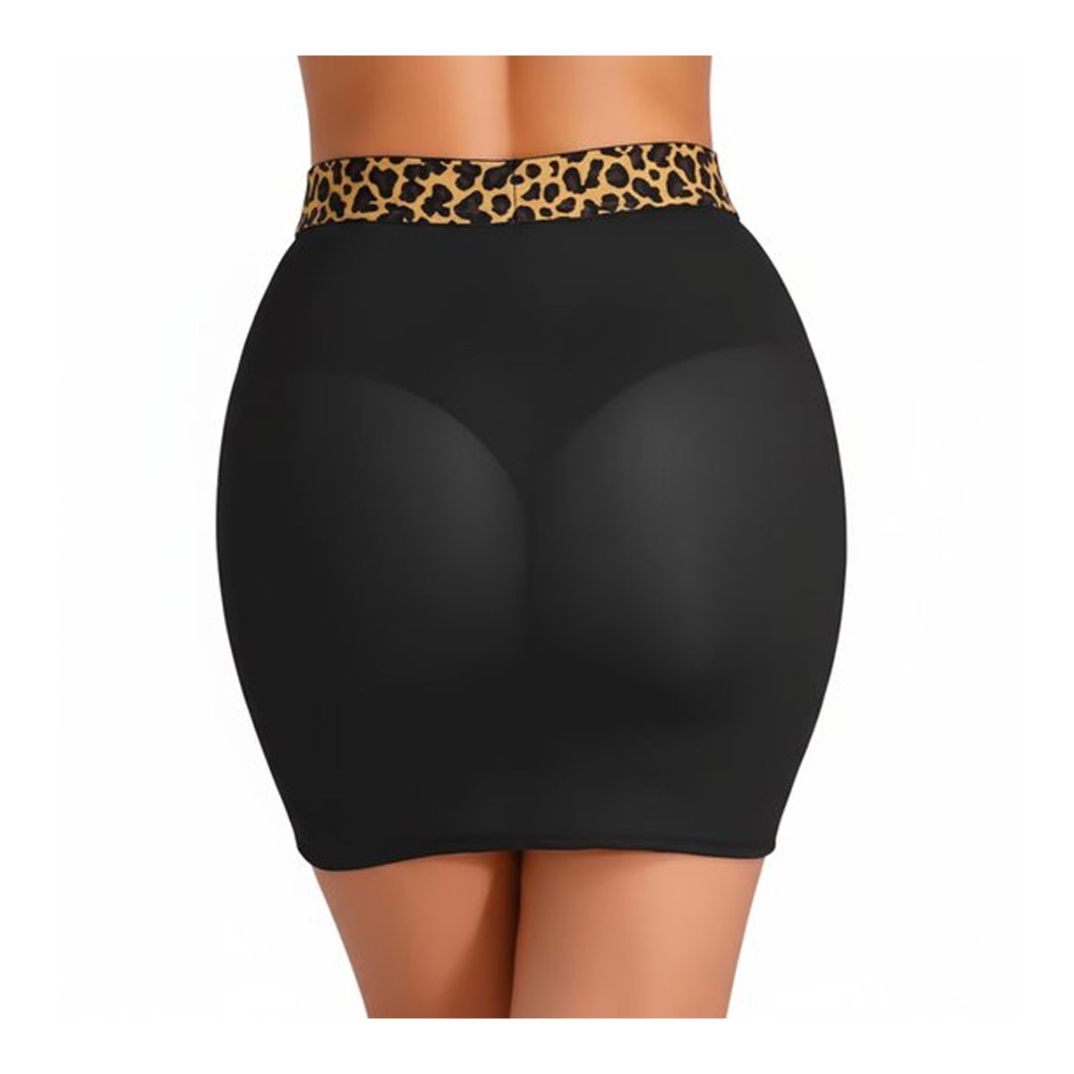 Sexy Doorschijnende Rok met Tijgerprint