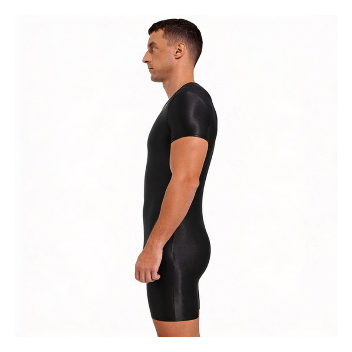Elastische strakke heren jumpsuit