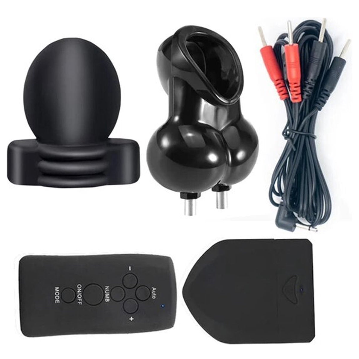 Elektrische stimulatie voor de eikel en balzak