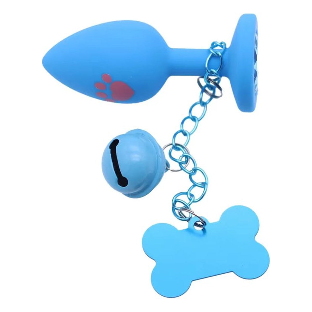 Blauwe Puppy Play Buttplug
