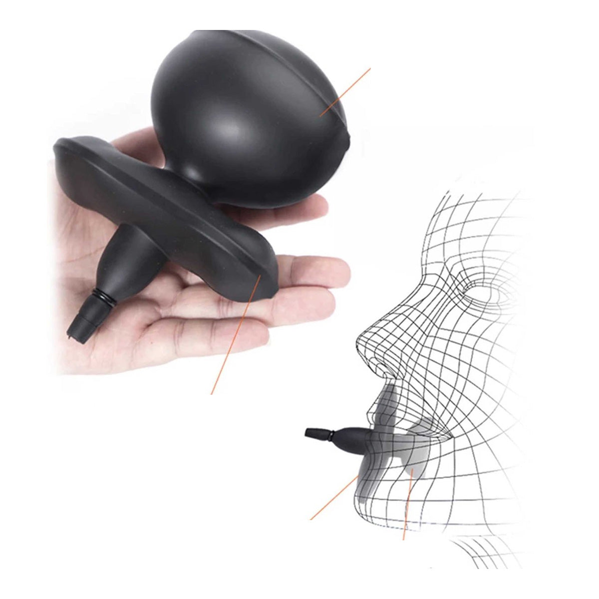 Opblaasbare Mond Gag