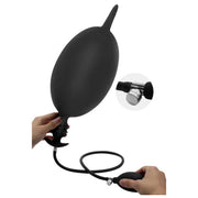 Stimulating mega inflatable anal plug