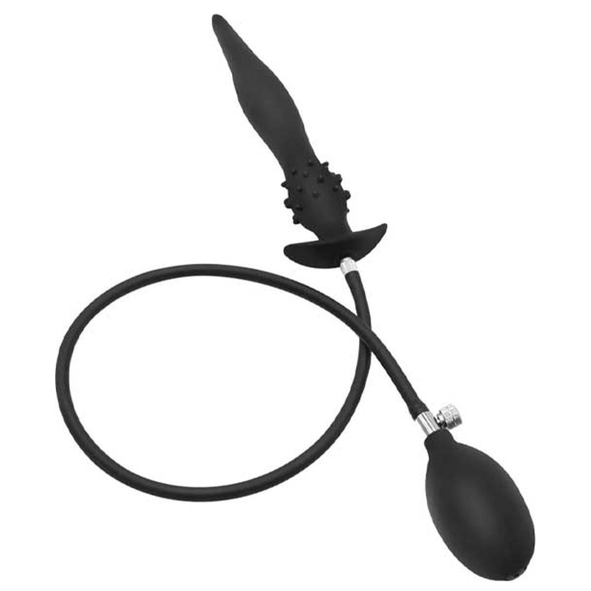 Stimulating mega inflatable anal plug