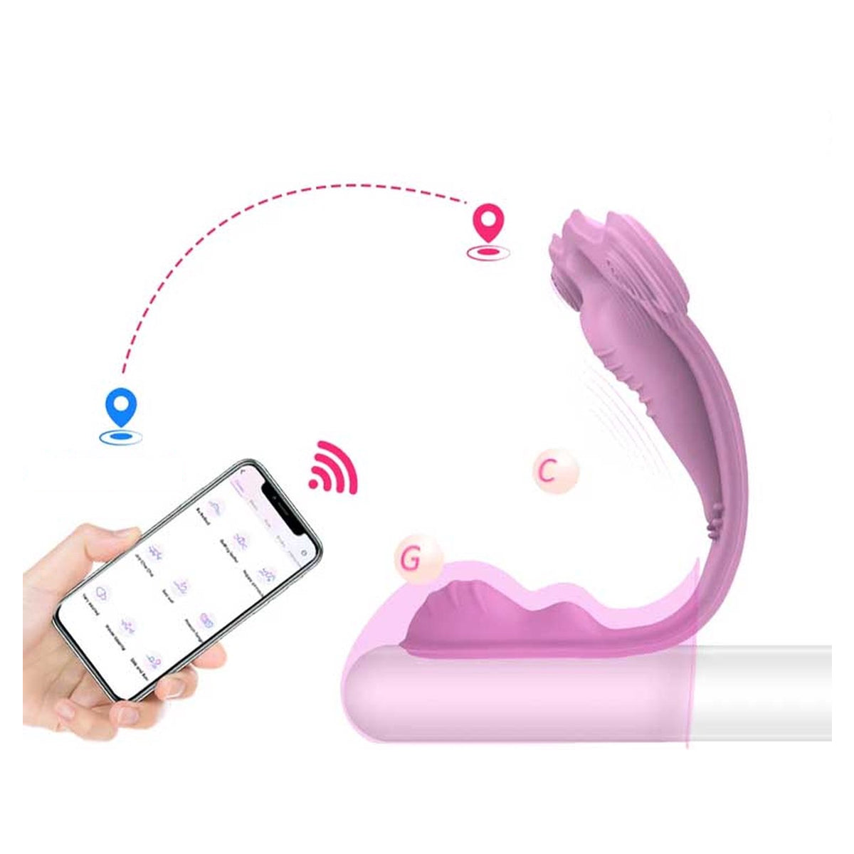 Slip en string vibrator