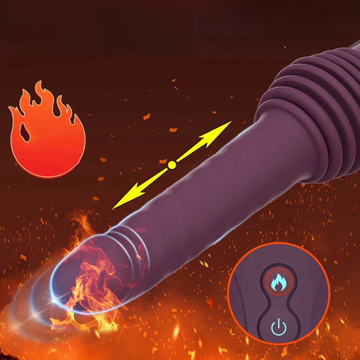 Telescopische Verwarmde Vibrator