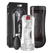 Masturbator met Vibrator en penispomp