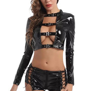 Latex Top en Short