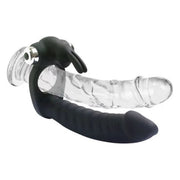 Strap-on dubbele penetratie vibrator