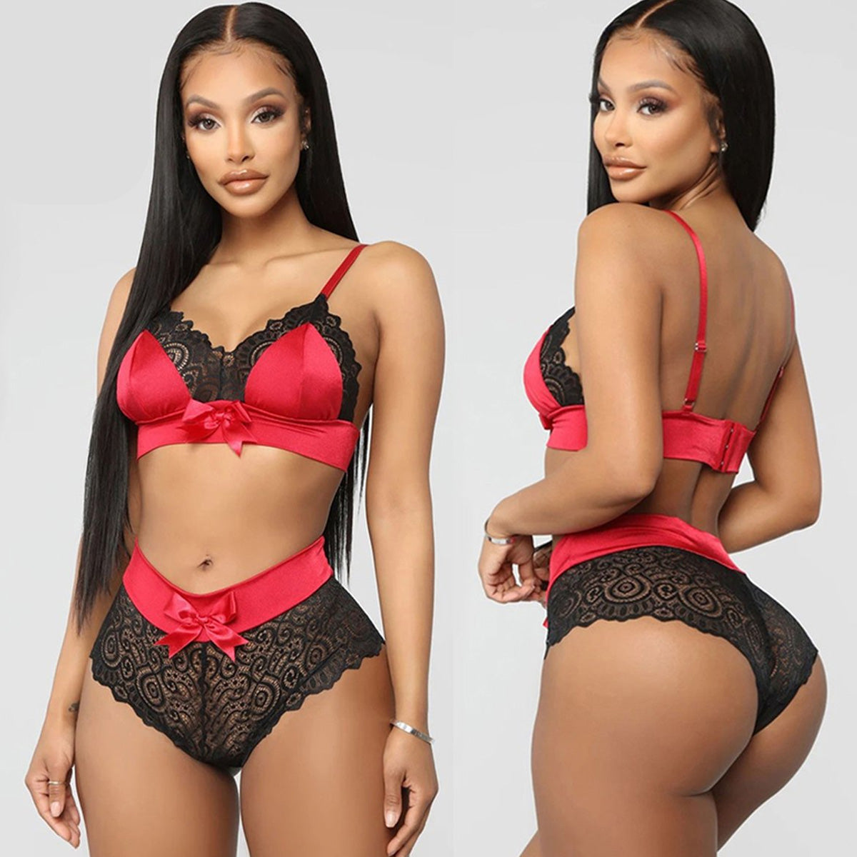 Transparante Lingerie Set