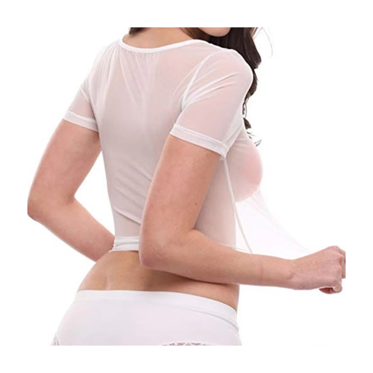 Kort Transparant Shirt