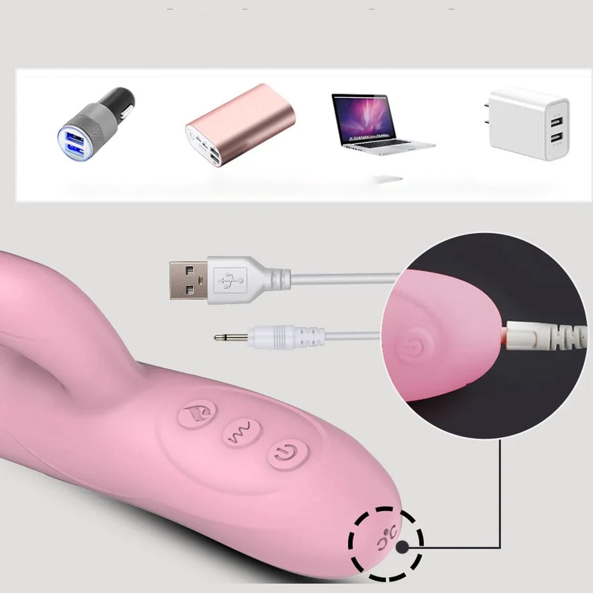 Dubbele stimulerende vibrator