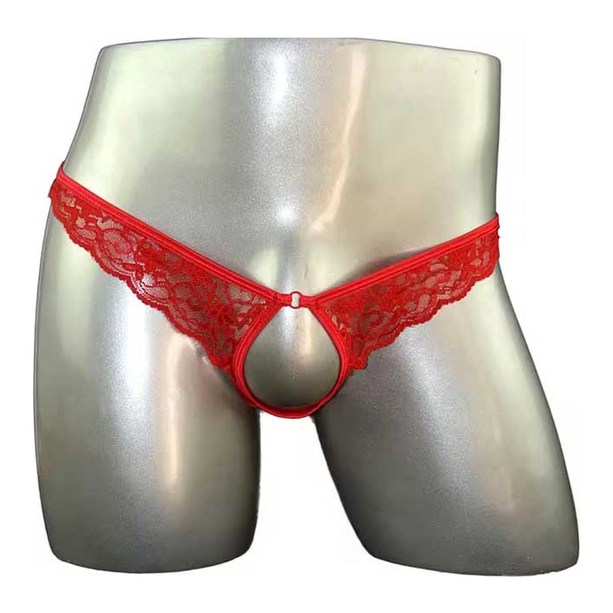 Mannen string open kruis