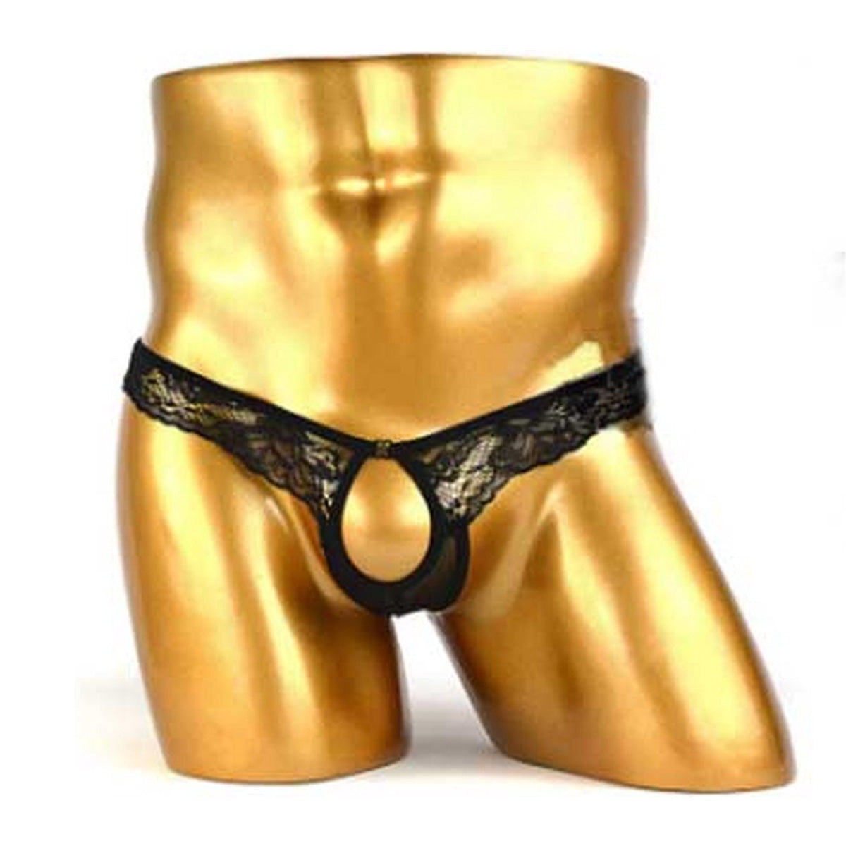 Mannen string open kruis