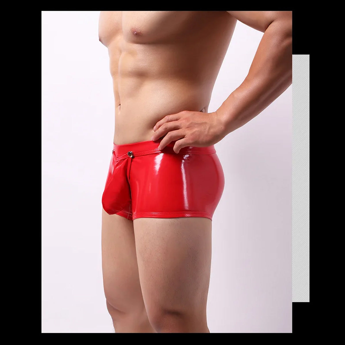 PU Lederen Slip Open Kruis Functie