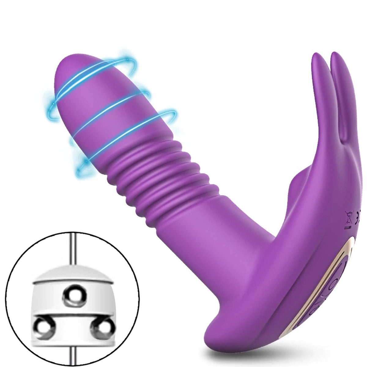 Thrusting Vibrator Dual