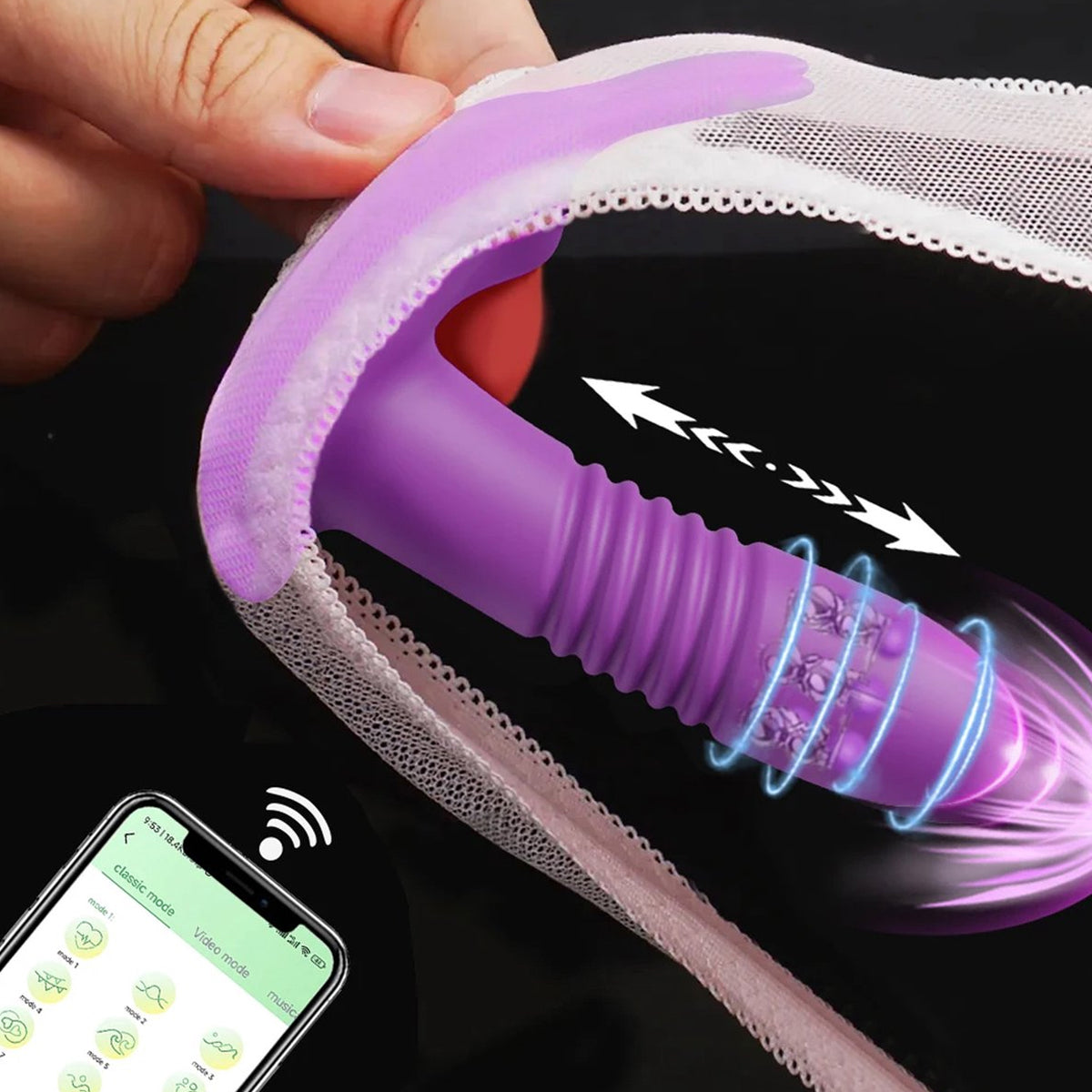 Thrusting Vibrator Dual