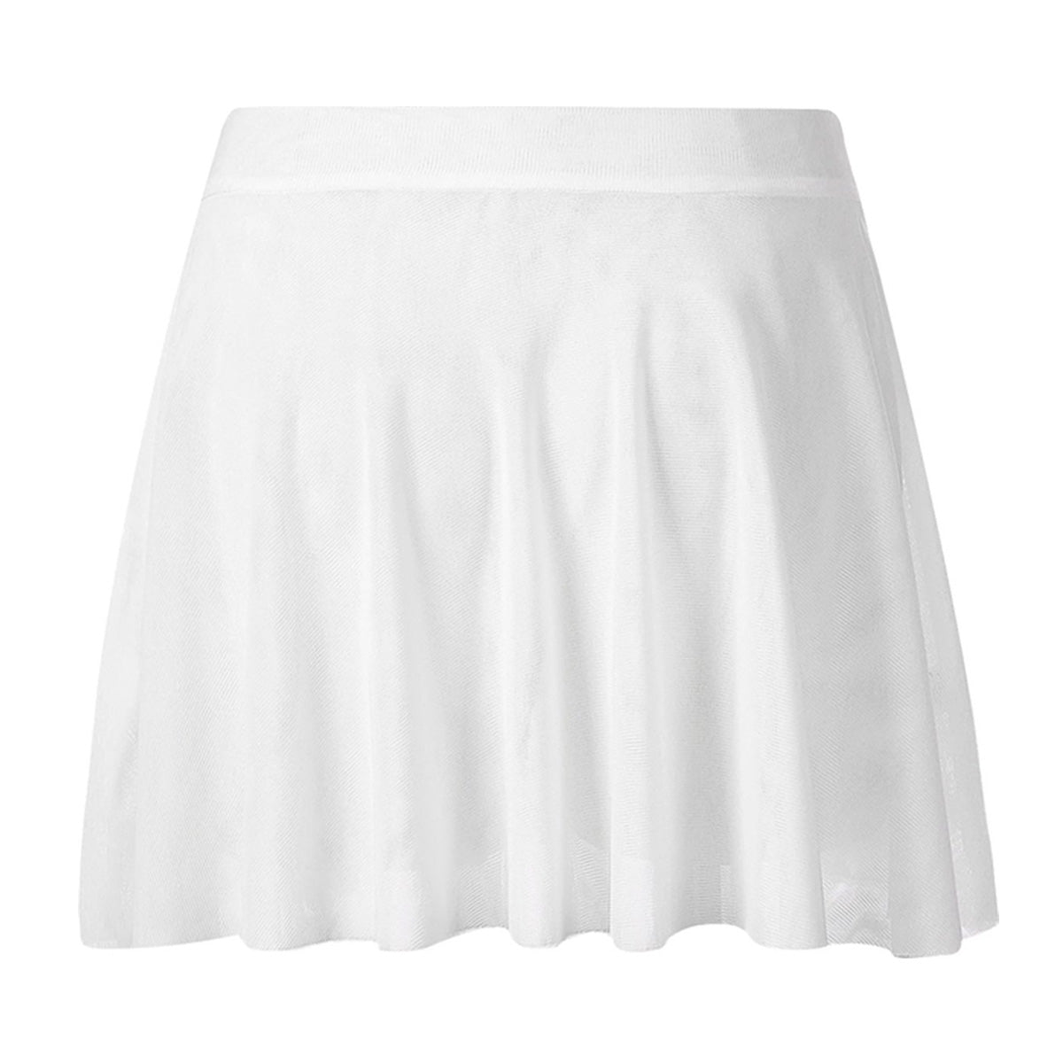 Transparante Witte Mini Rok
