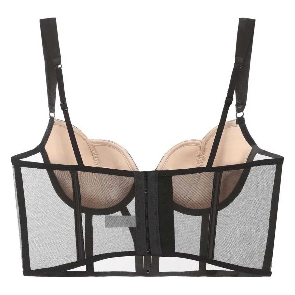 Push-up corset bra