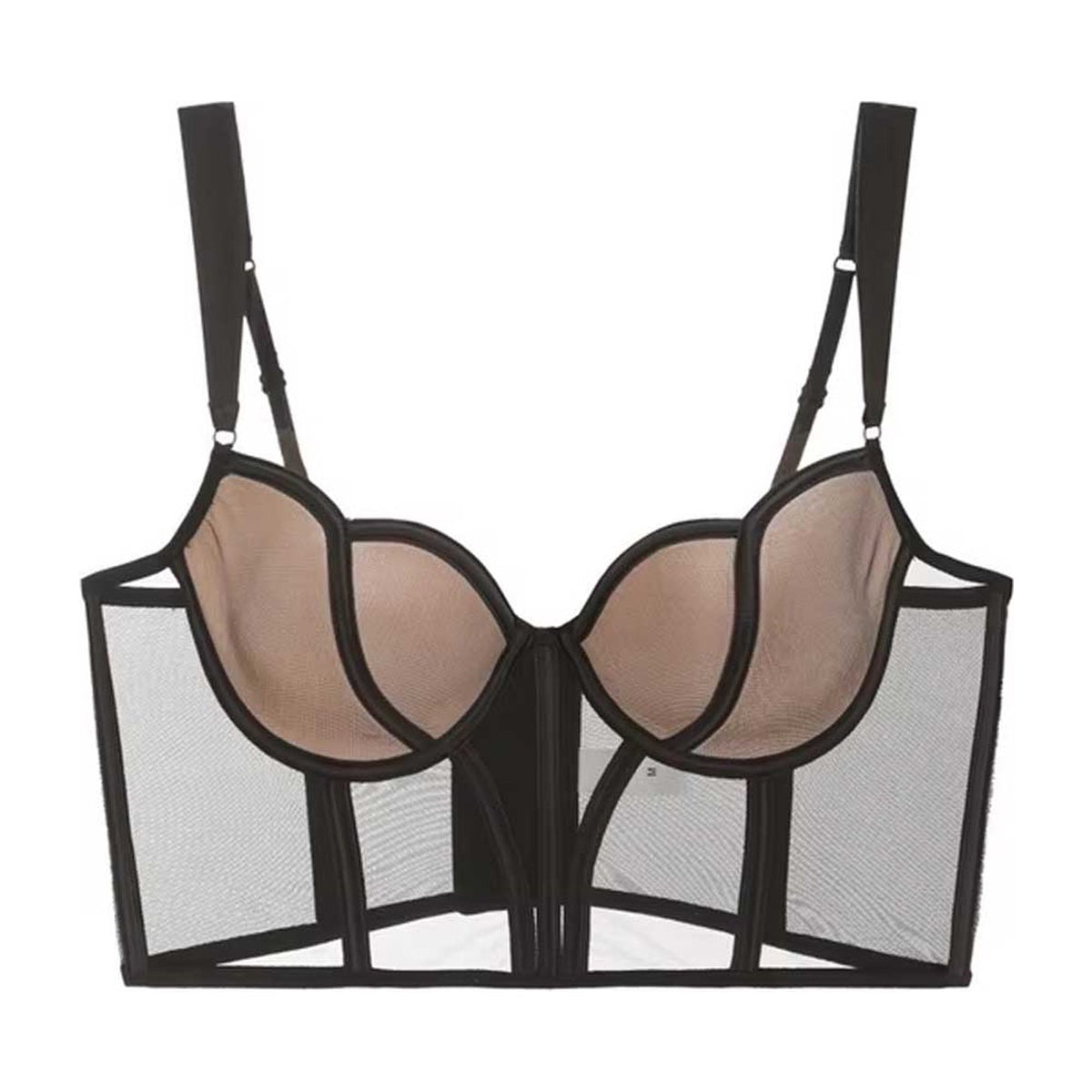 Push-up corset bra