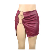Sexy mini rok met split