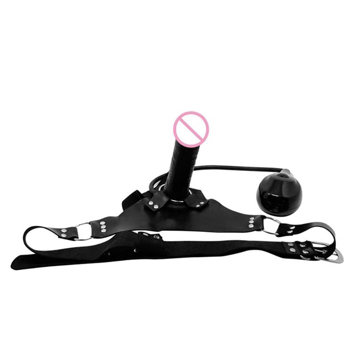 Opblaasbare Vibrerende Strap-on