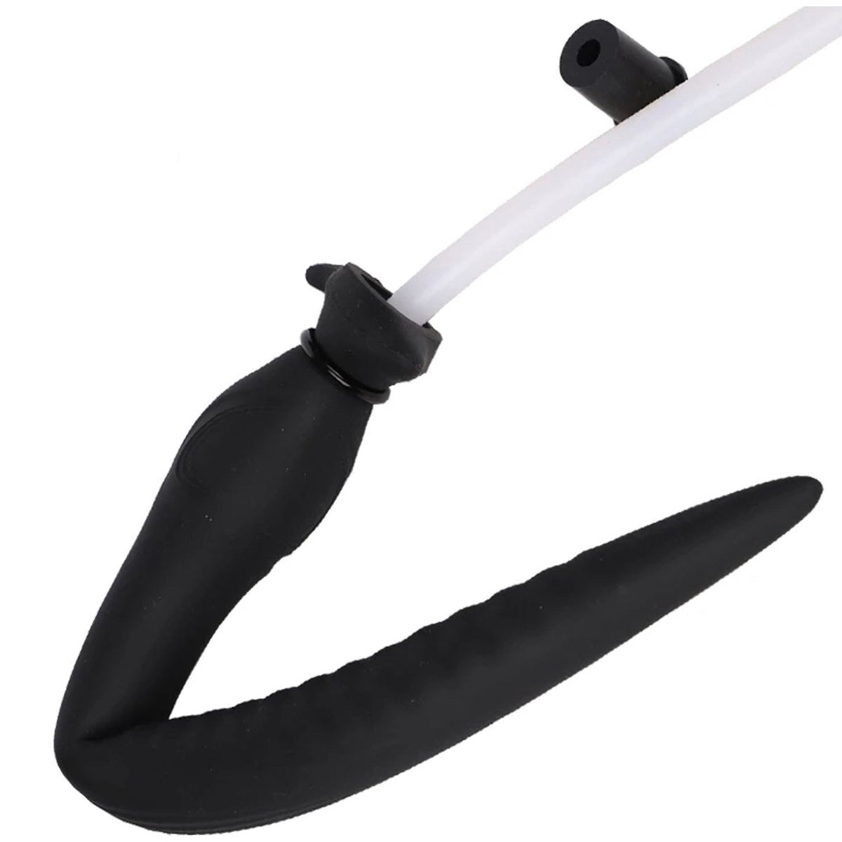 Grote Opblaasbare Buttplug Vloeistof