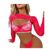 Visnet Lingerieset Open decolleté