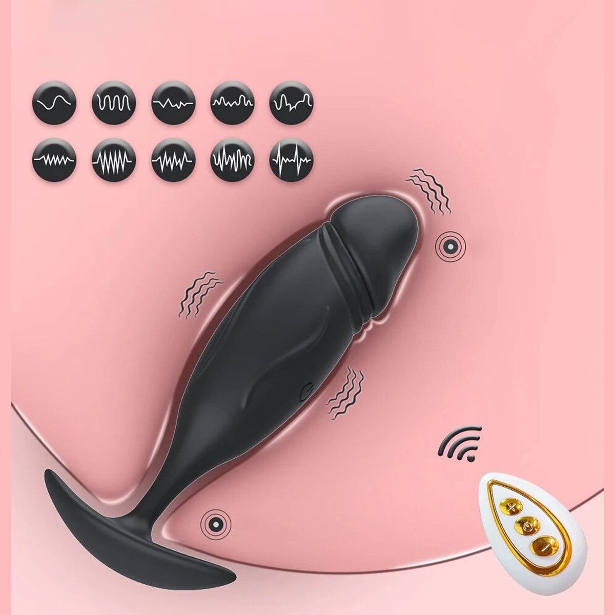 Flexibele Anale Prostaat Vibrator