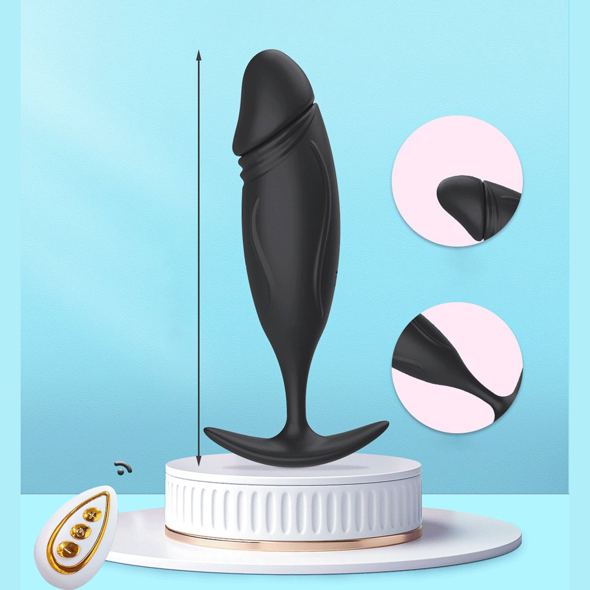 Flexibele Anale Prostaat Vibrator
