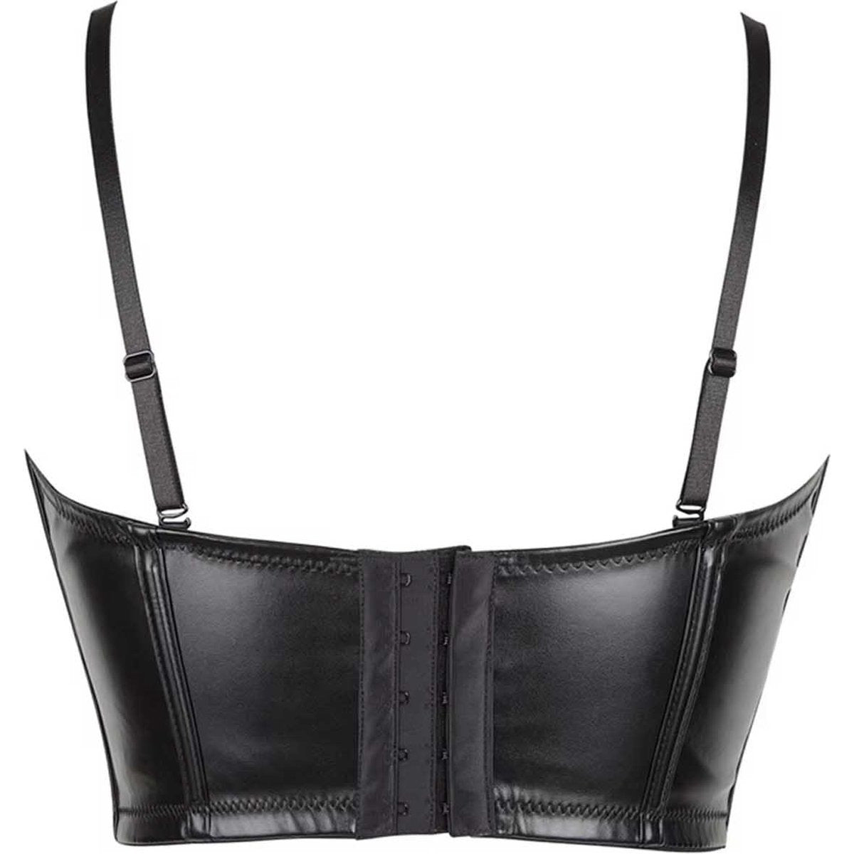 Lederen Corset Top