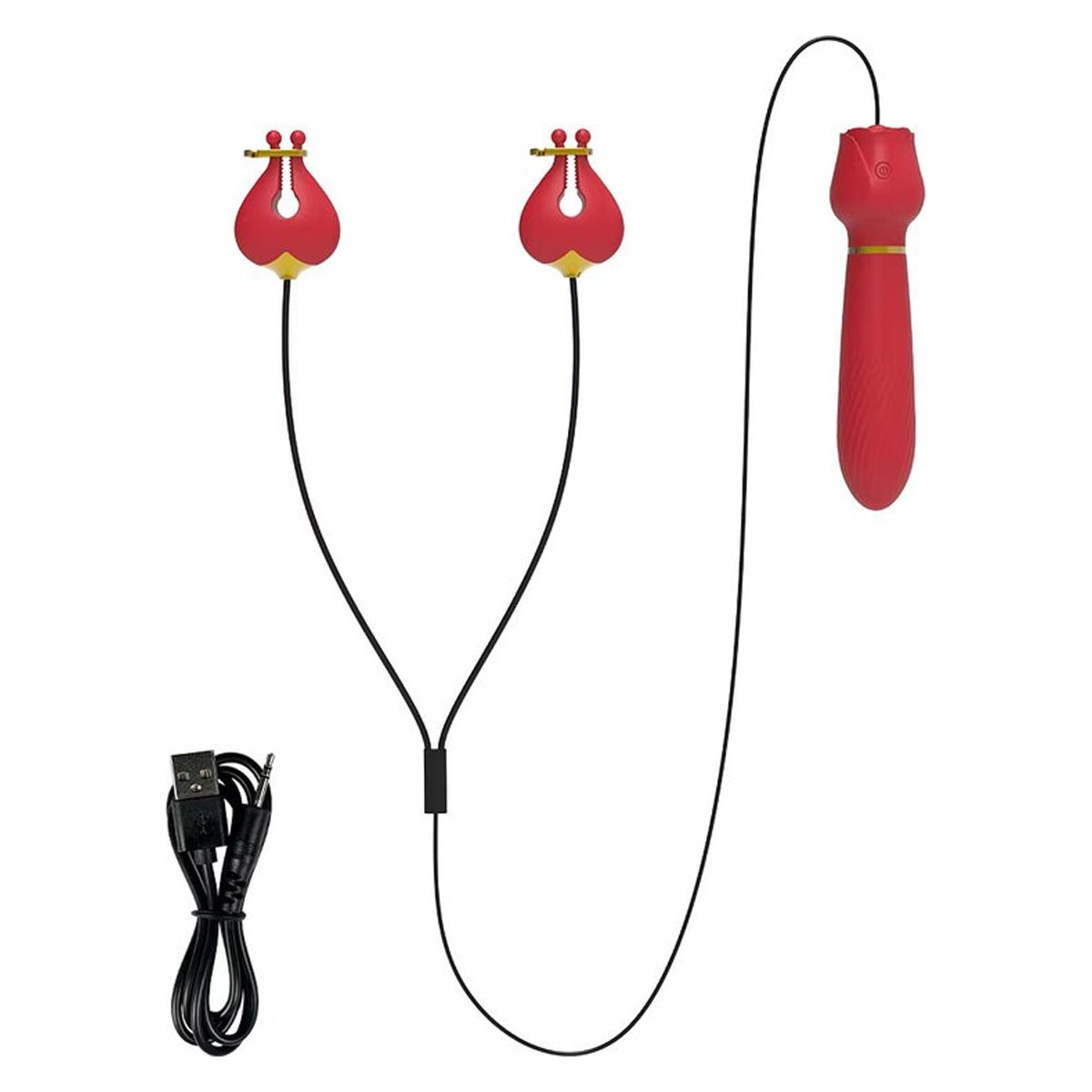 Tepelklemmen vibrator met G-spot vibrator