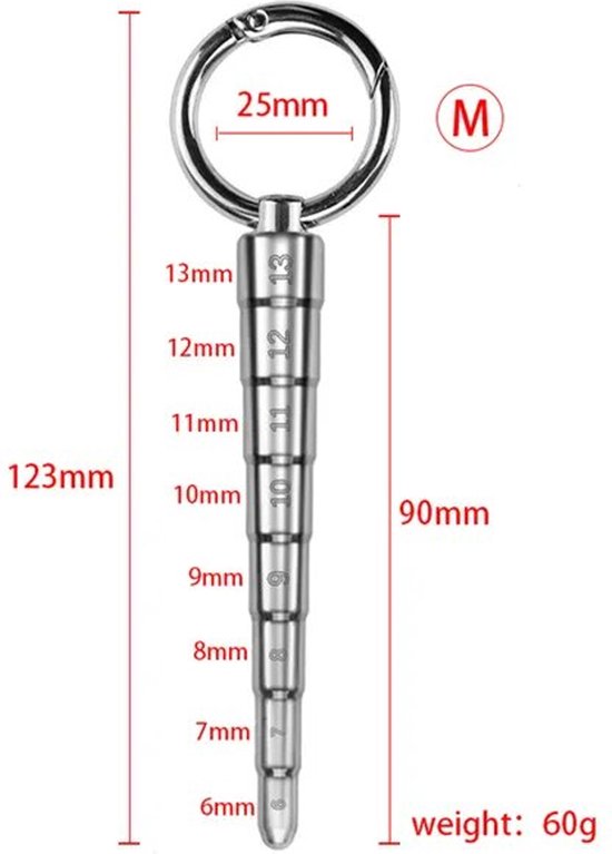 Stimulerende RVS Penis Plug