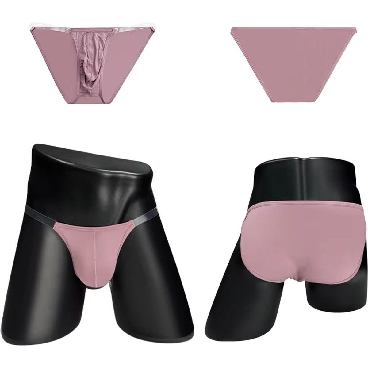 Heren slip met Transparante Bandjes