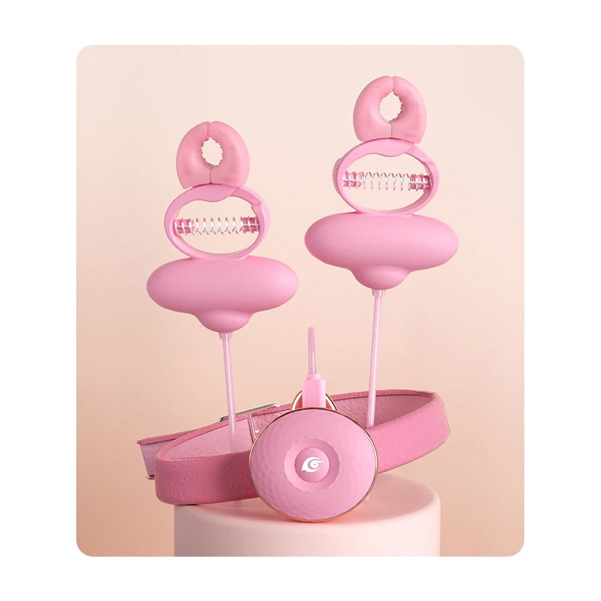 Tepelvibrator met Choker Halsband