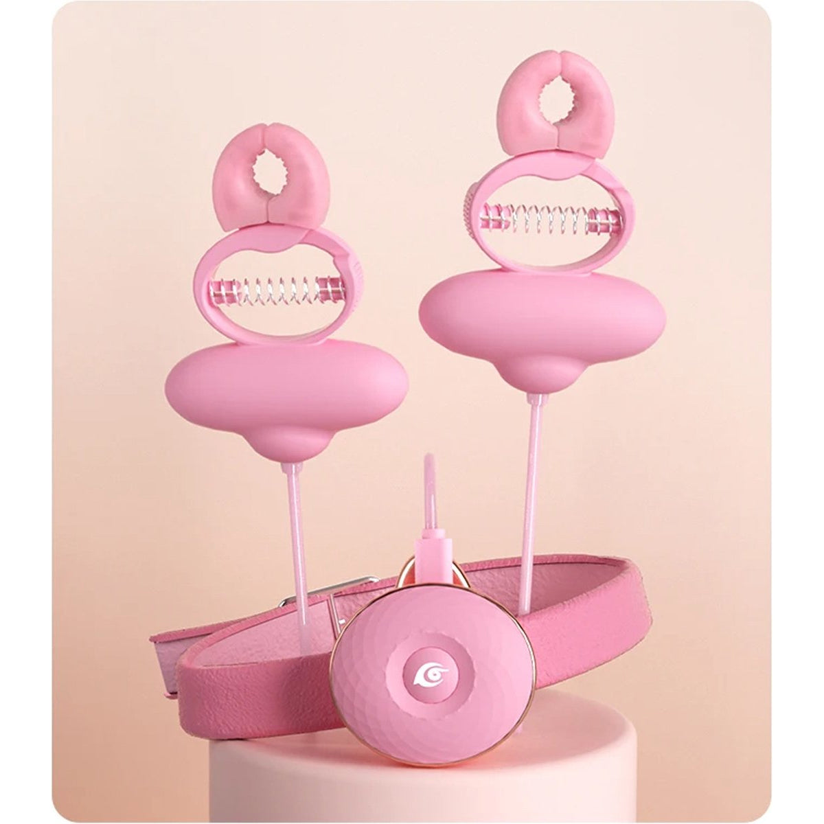 Tepelvibrator met Choker Halsband