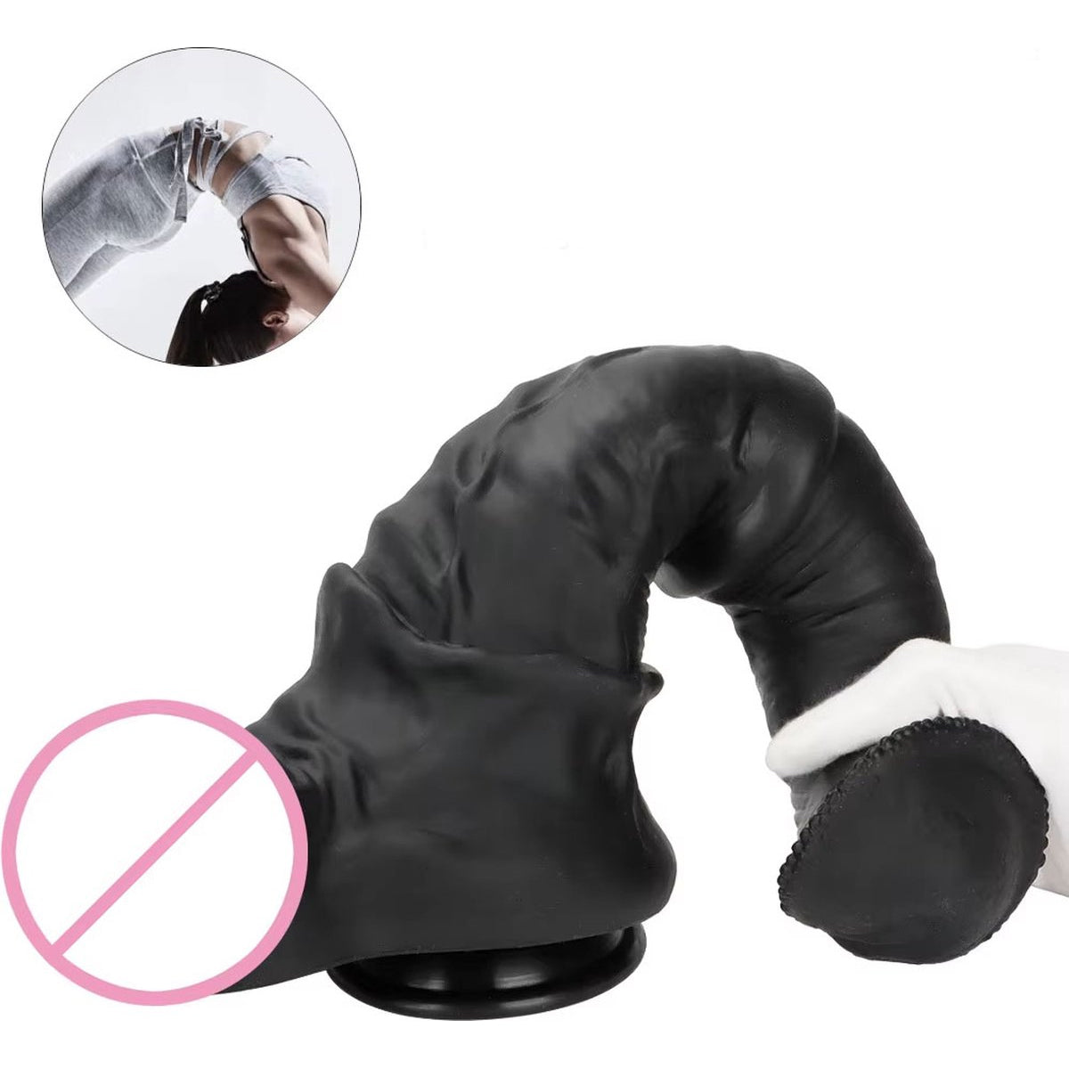 Gigantische Dildo met zuignap