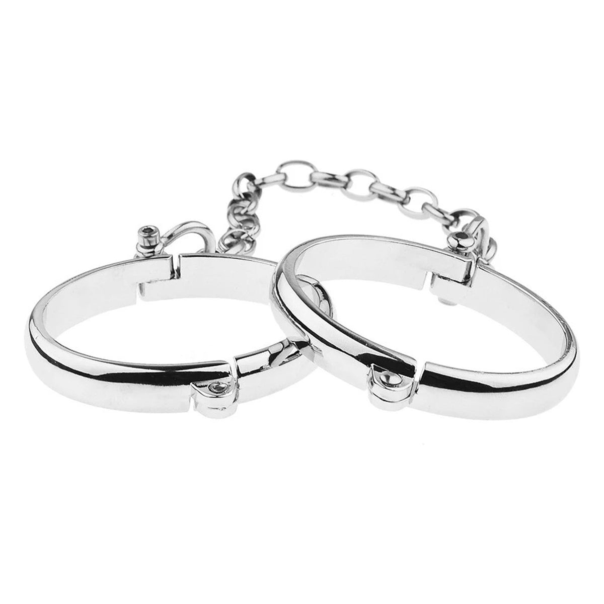 Stainless Steel Ankle Cuffs with Chain