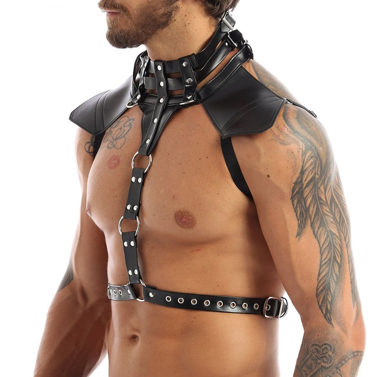 Bondageharnas Borst en Nek