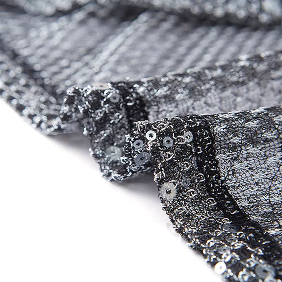 Zilveren Mesh Tanktop