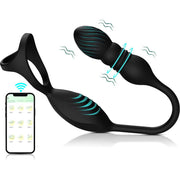 Cockring met Anus Vibrator