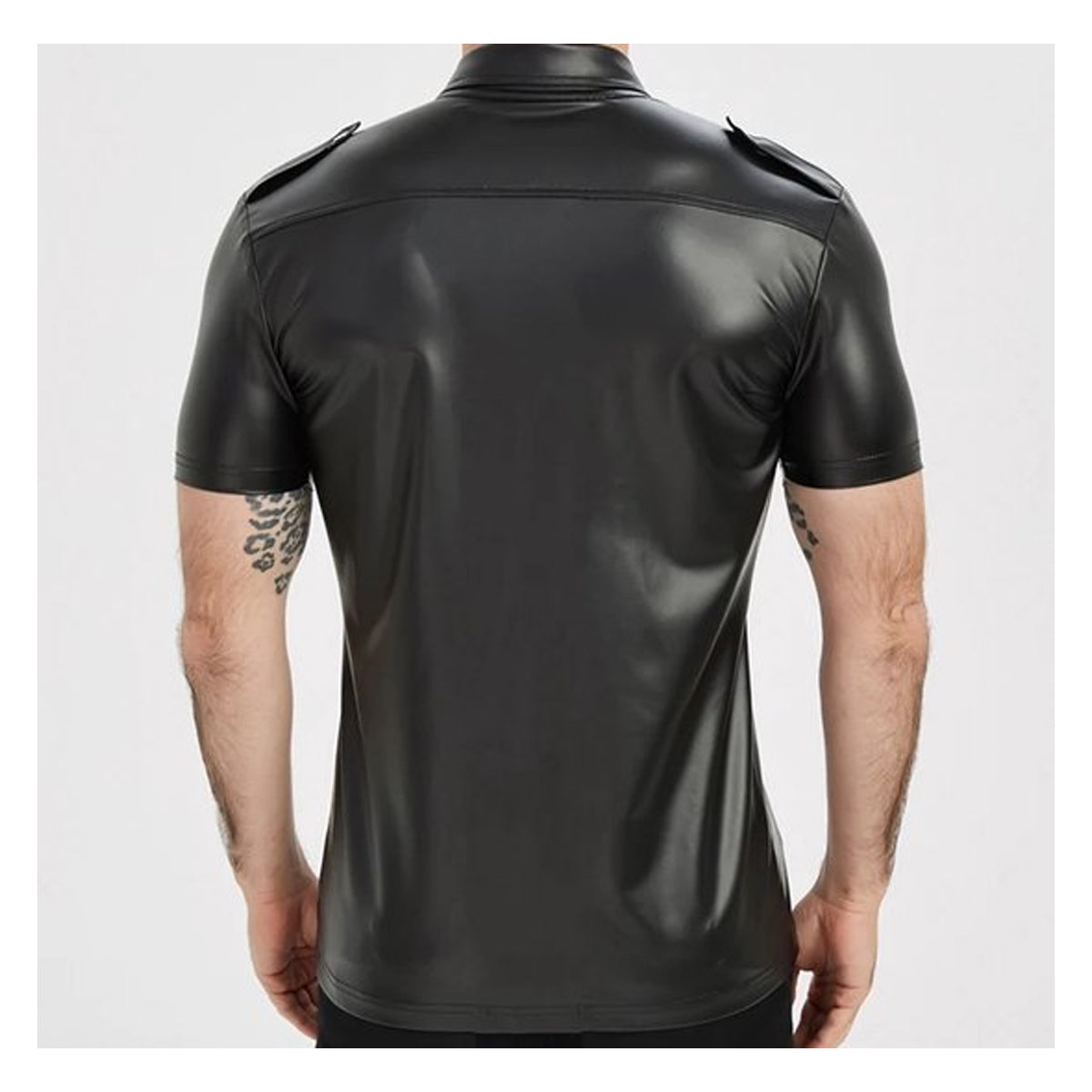 Premium PU Leder Blouse