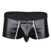 Latex Wetlook Herenboxer met rits