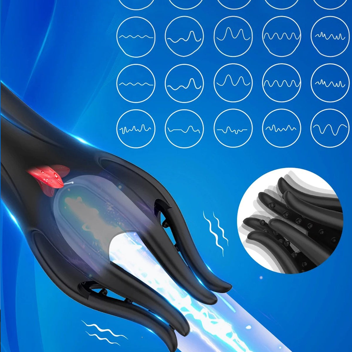 360 Graden eikel Masturbator