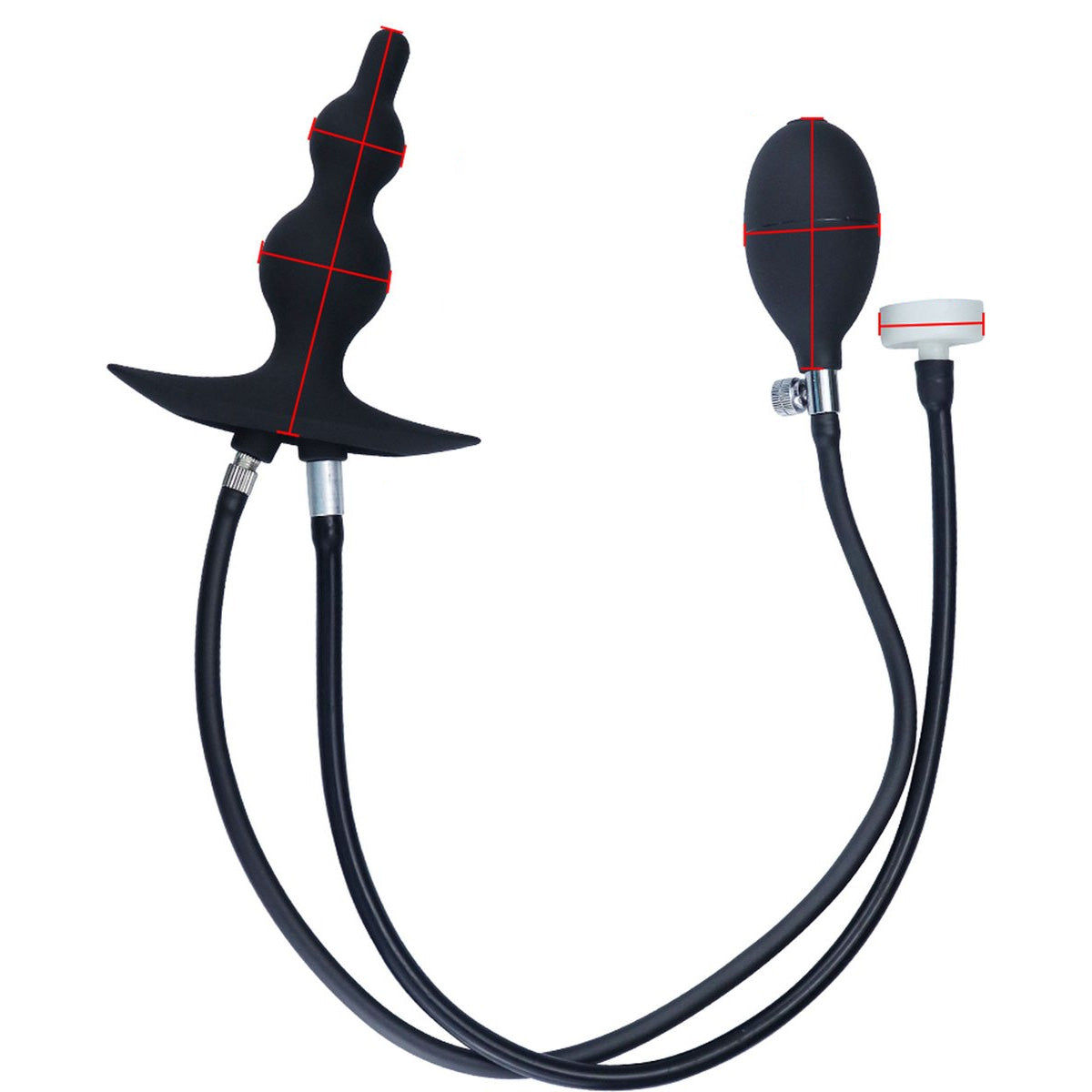 Opblaasbare Buttplug Spuitfunctie