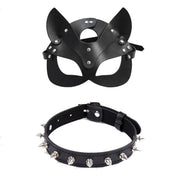 Gezichtsmasker met halsband