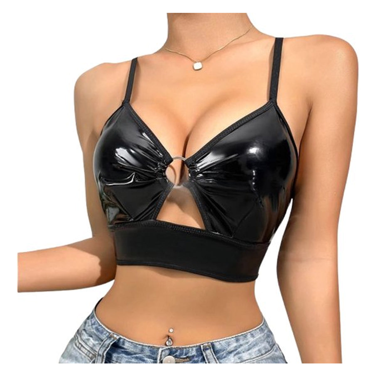 Glanzend Sexy Topje