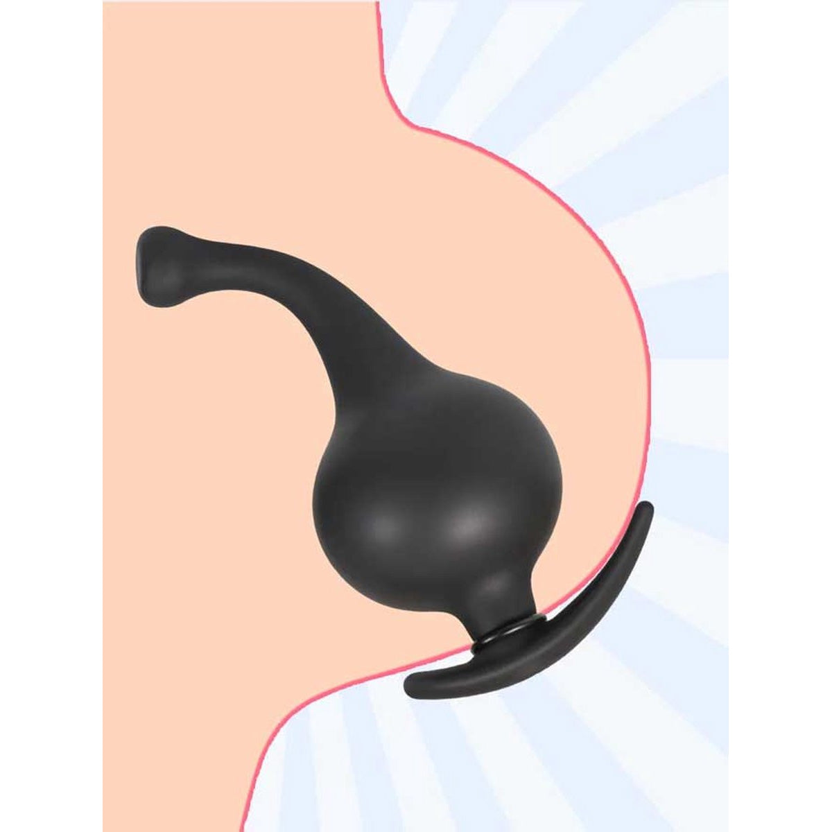 Opblaasbare Slurf Buttplug